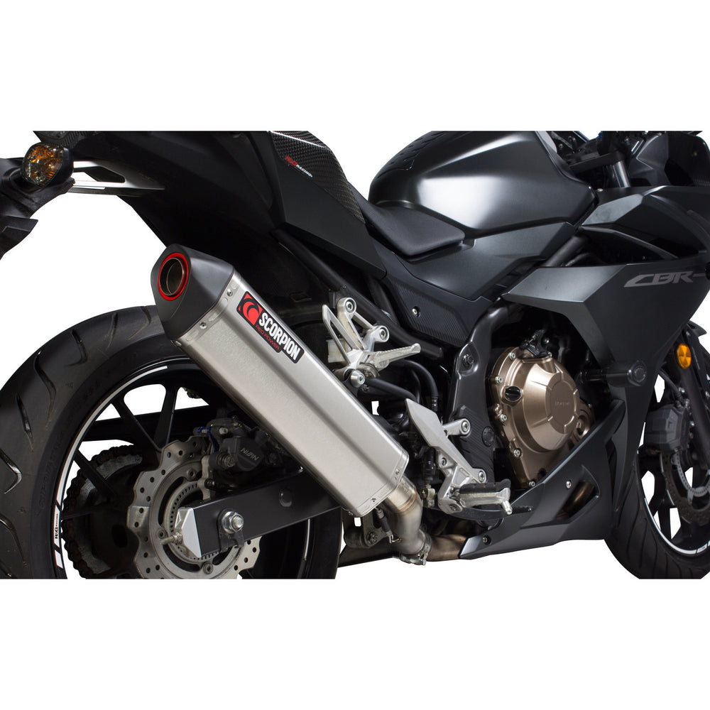Scorpion Serket Parallel Stainless Exhaust For Honda CBR 500R 2016-2018