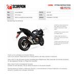 Scorpion Serket Taper Carbon Fibre Exhaust For Honda CBR 500R 2016-2018