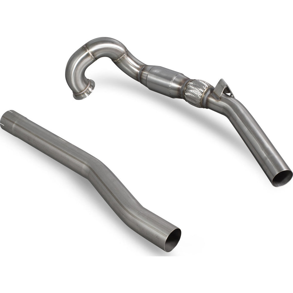 Scorpion Car Exhaust Hi-Flow Sports Catalyst Turbo-Downpipe - Volkswagen Golf MK7 Estate R 2015 - 2017