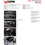 Scorpion Car Exhaust Hi-Flow Sports Catalyst Turbo-Downpipe - Volkswagen Golf MK7 Estate R 2015 - 2017