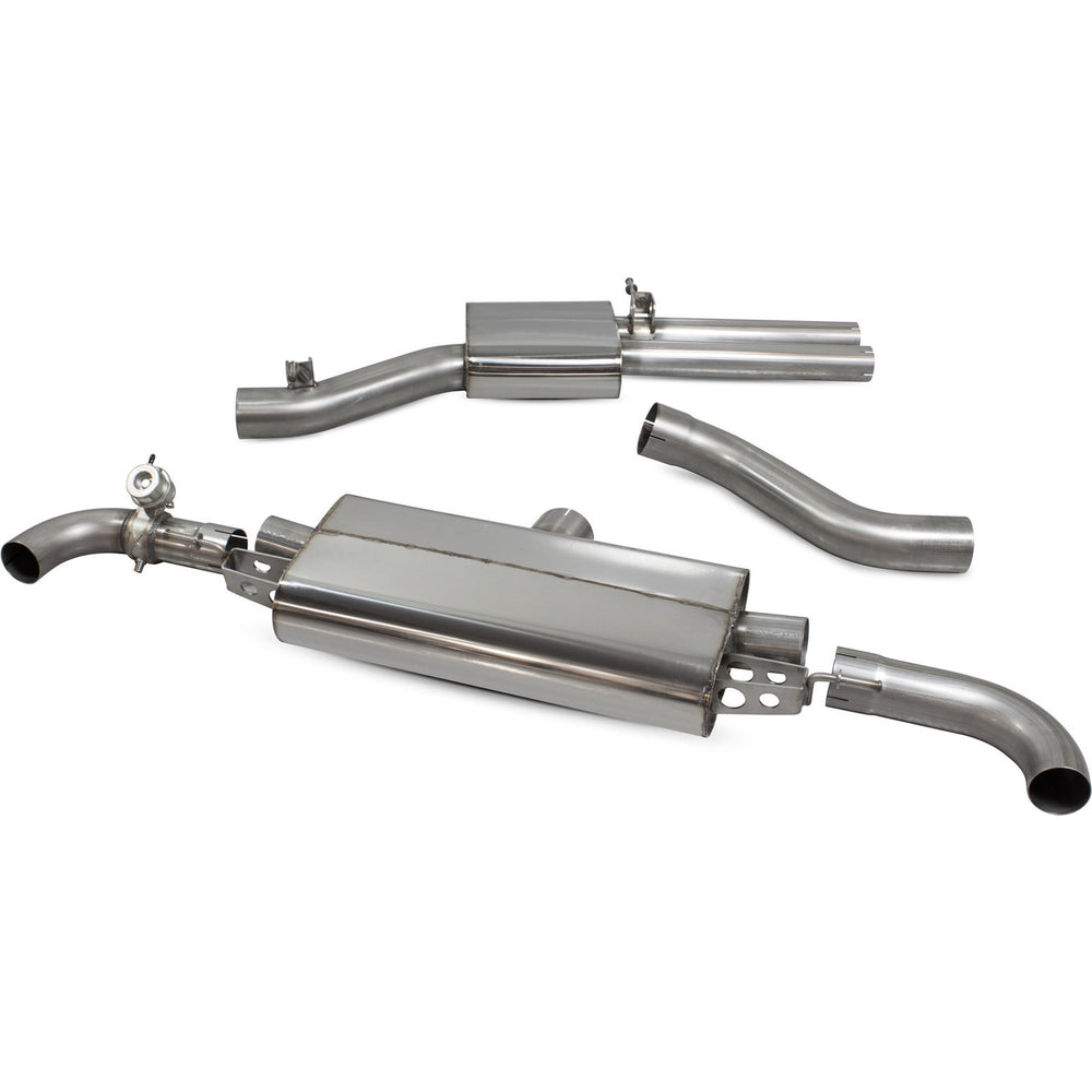 Scorpion Car Exhaust Secondary Cat-Back System (Resonated) (Valved) - Audi TT RS MK2 2009 - 2014