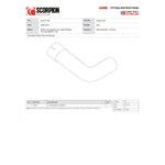 Scorpion Car Exhaust Valve Removal Pipe - Audi TT RS MK2 2009 - 2014