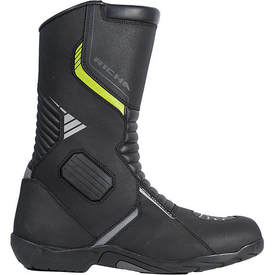 Richa Vortex CE Leather Motorcycle Boots 41 Black (UK 7) EX-DISPLAY