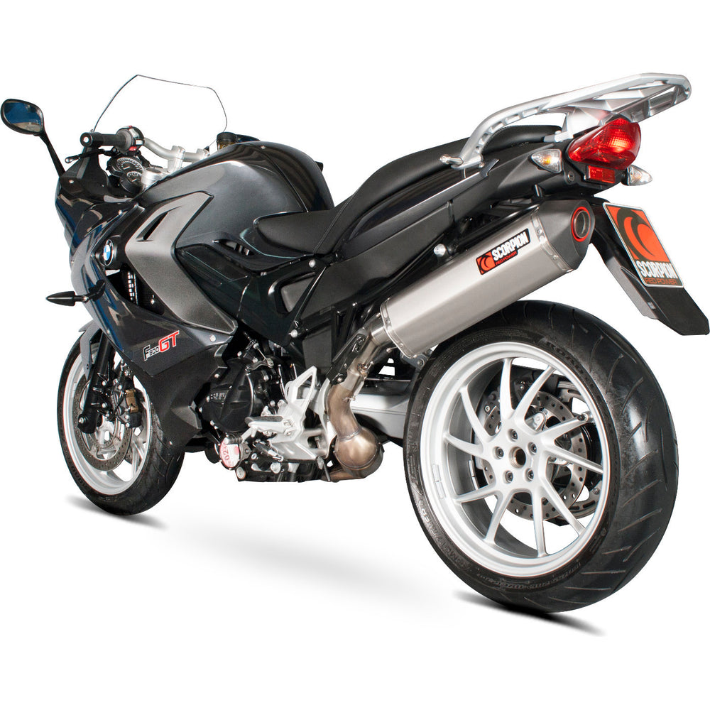 Scorpion Serket Parallel Stainless Steel Oval Exhaust For BMW F800 GT And R 2013-2019