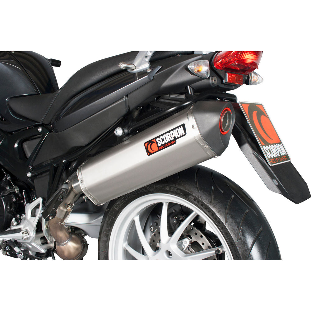 Scorpion Serket Parallel Stainless Steel Oval Exhaust For BMW F800 GT And R 2013-2019