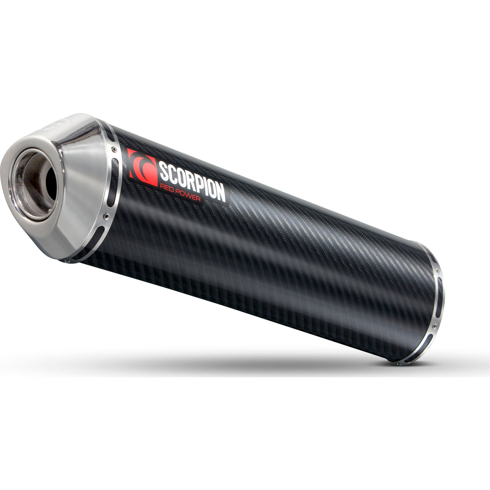 Scorpion Factory Carbon Fibre Oval Exhaust - BMW G650 X 2007 - 2009