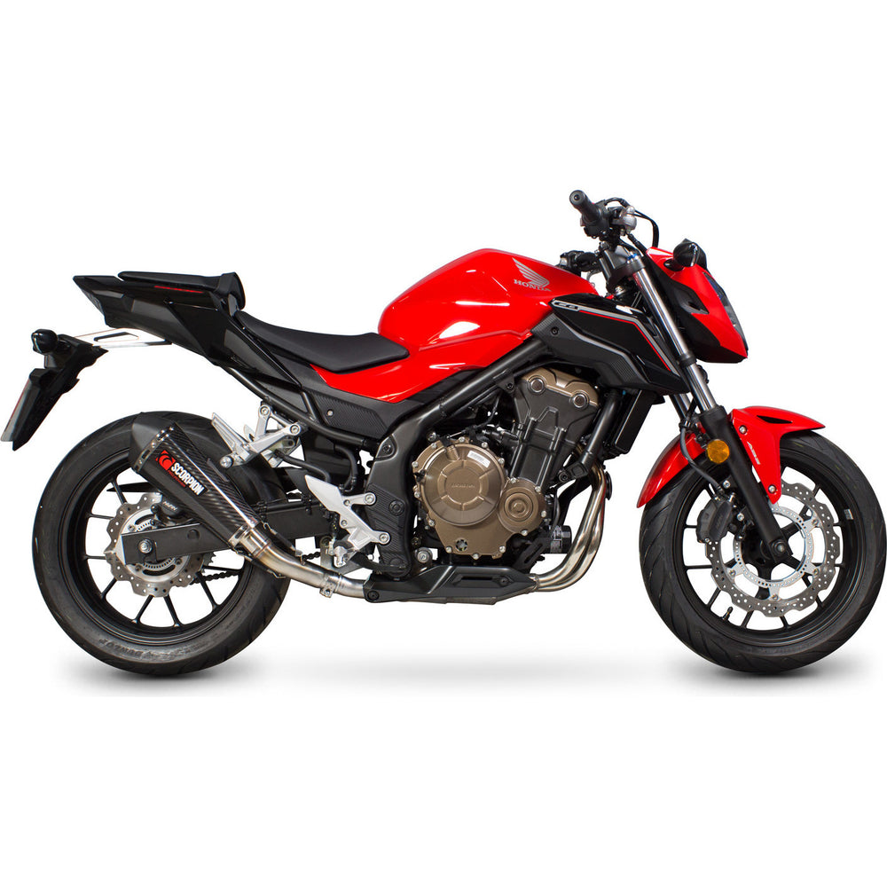 Scorpion Serket Taper Carbon Fibre Exhaust For Honda CB 500 F/X 2016-2018