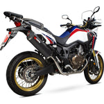 Scorpion Serket Parallel Black Ceramic Exhaust For Honda CRF 1000 L 2015-2017