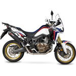 Scorpion Serket Parallel Black Ceramic Exhaust For Honda CRF 1000 L 2015-2017