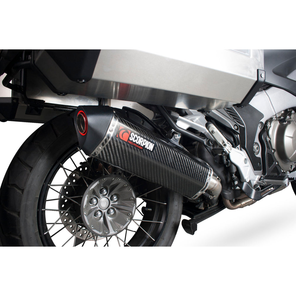 Scorpion Serket Parallel Carbon Fibre Exhaust For Honda VFR 1200 X Crosstourer 2012-2020