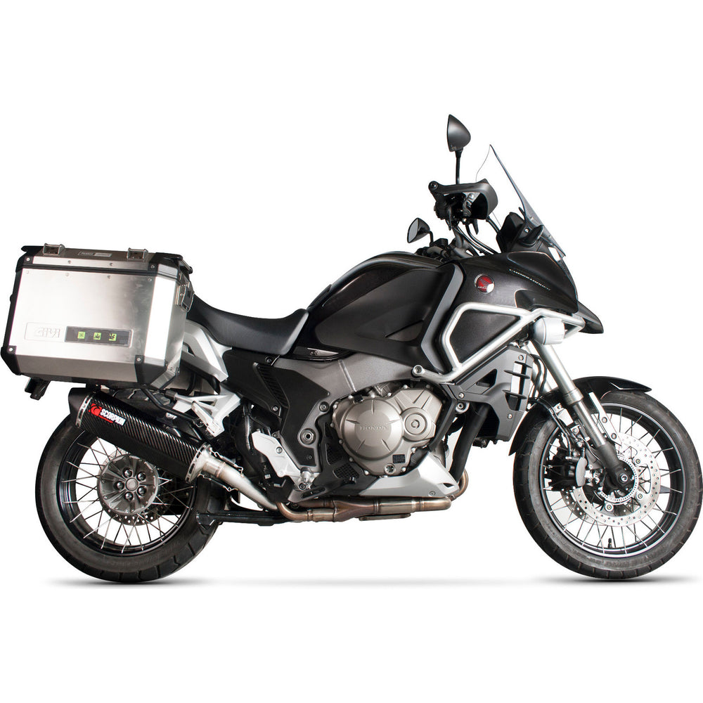 Scorpion Serket Parallel Carbon Fibre Exhaust For Honda VFR 1200 X Crosstourer 2012-2020