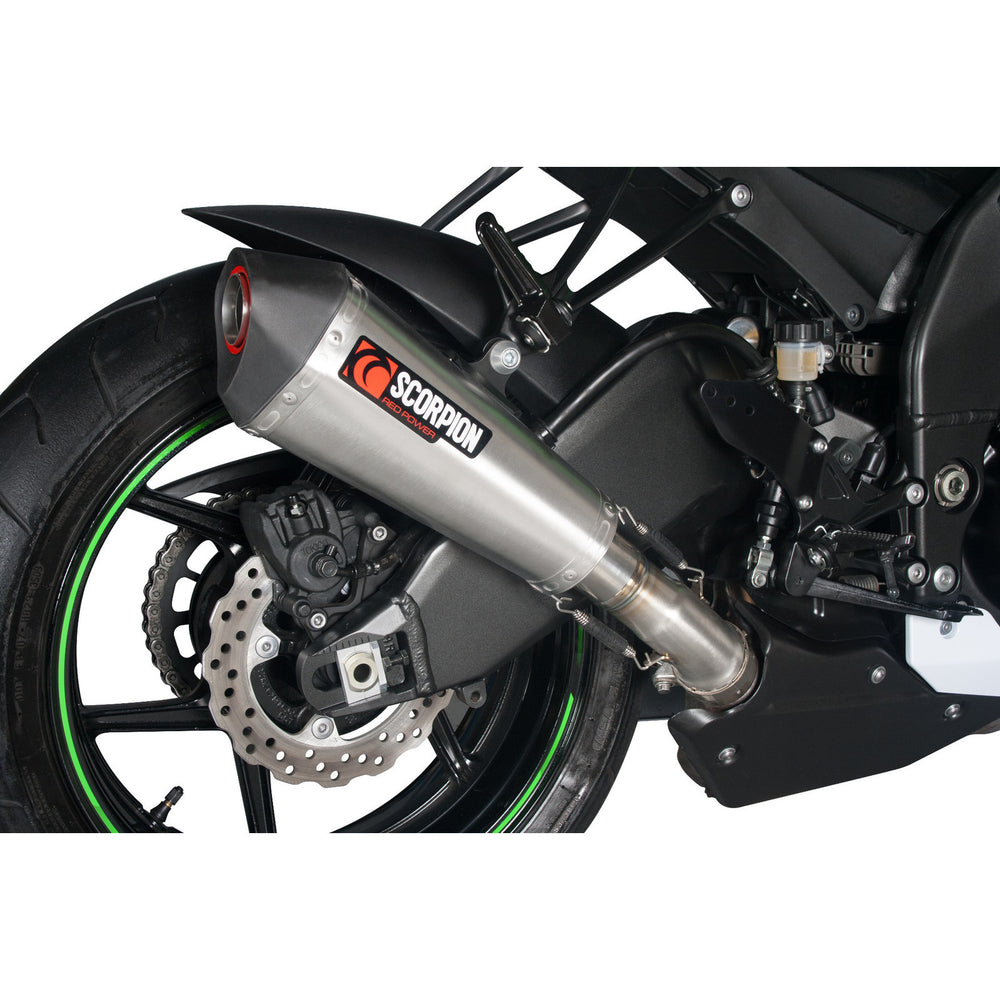 Scorpion Serket Taper Stainless Steel Exhaust For Kawasaki Ninja ZX-10R 2008-2010