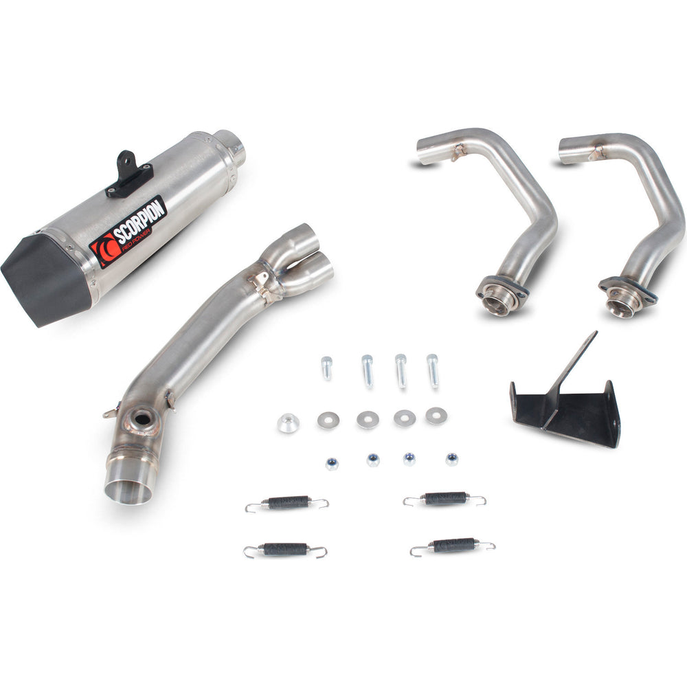Scorpion Serket Taper Stainless Steel Exhaust - Kawasaki Versys 650 Full System - 2007 - 2014