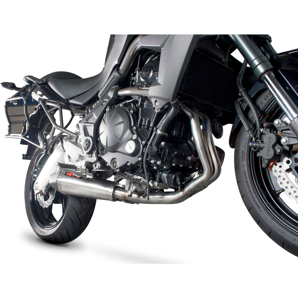 Scorpion Serket Taper Stainless Steel Exhaust - Kawasaki Versys 650 Full System - 2007 - 2014