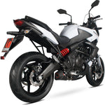 Scorpion Serket Taper Carbon Fibre Exhaust For Kawasaki Versys 650 2007-2014