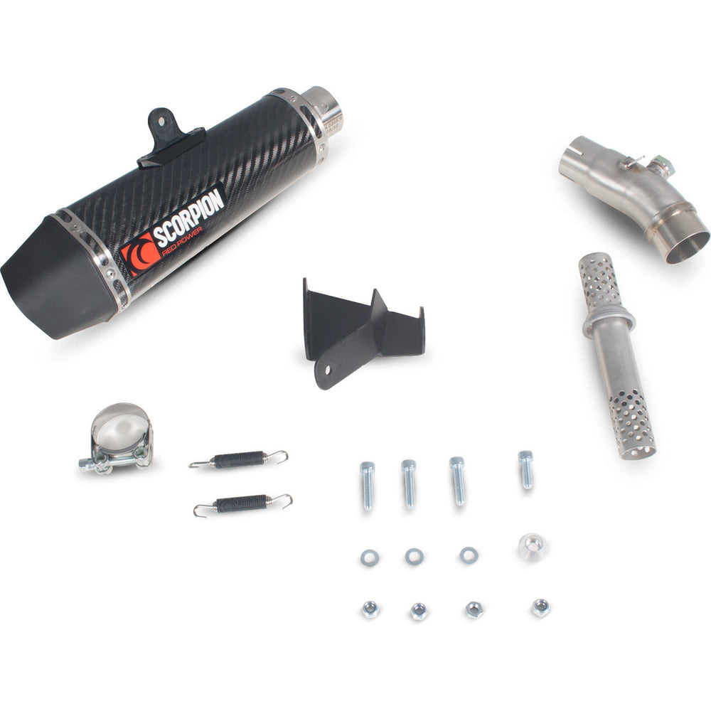 Scorpion Serket Taper Carbon Fibre Exhaust For Kawasaki Versys 650 2007-2014