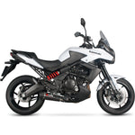 Scorpion Serket Taper Carbon Fibre Exhaust For Kawasaki Versys 650 2007-2014