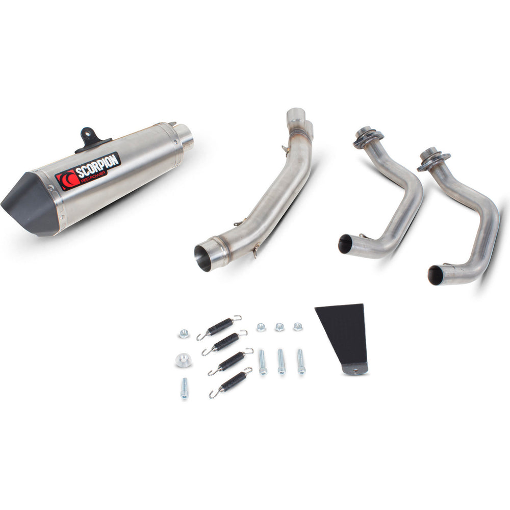 Scorpion Serket Taper Stainless Steel Exhaust For Kawasaki Versys 650 2015-2018