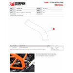 Scorpion Catalyst Removal Pipe For KTM Duke 390-2017-2020