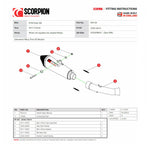 Scorpion Serket Taper Stainless Steel Exhaust For KTM Duke 390 2017-2020