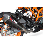 Scorpion Serket Taper Carbon Fibre Exhaust - KTM RC 125 2013 - 2016