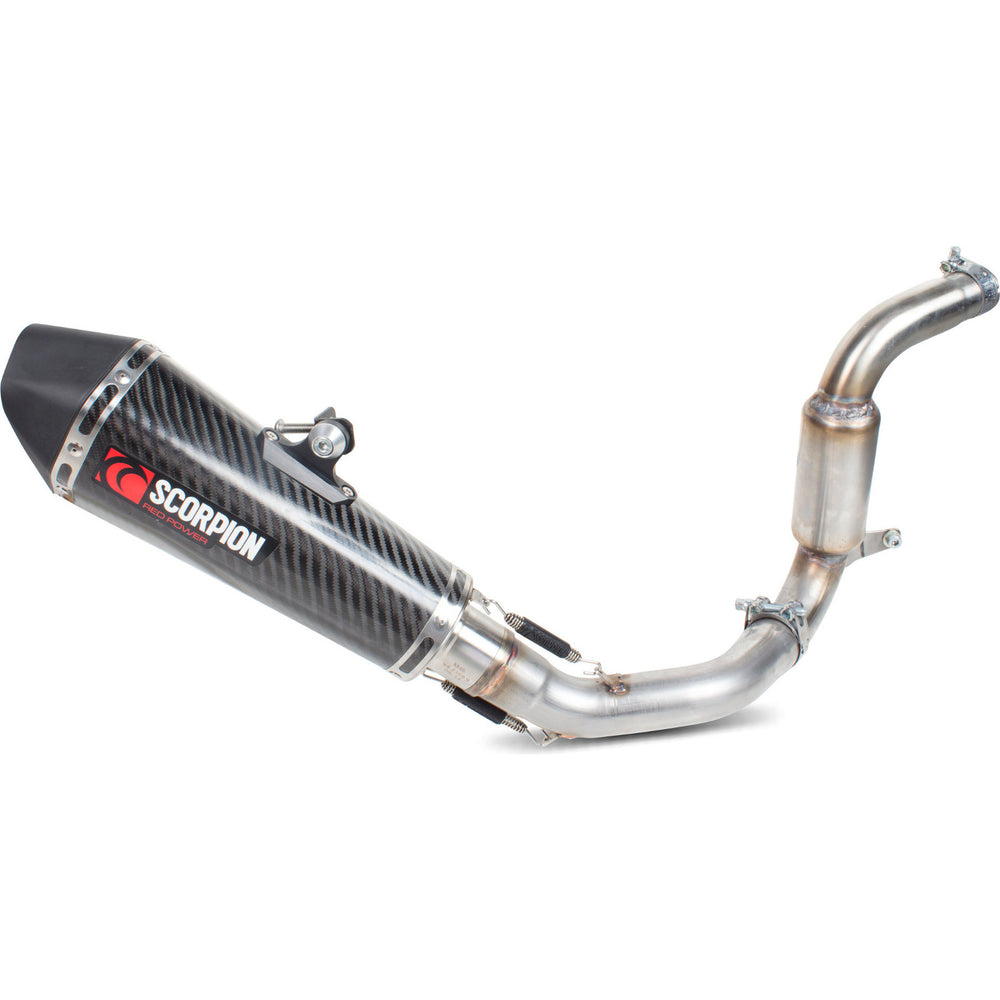 Scorpion Serket Taper Carbon Fibre Exhaust - KTM RC 125 2013 - 2016