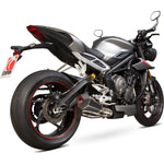 Scorpion Serket Taper Carbon Fibre Exhaust For Triumph Street Triple 765 S-R-RS 2017-2019