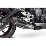 Scorpion Serket Taper Carbon Fibre Exhaust For Triumph Street Triple 765 S-R-RS 2017-2019