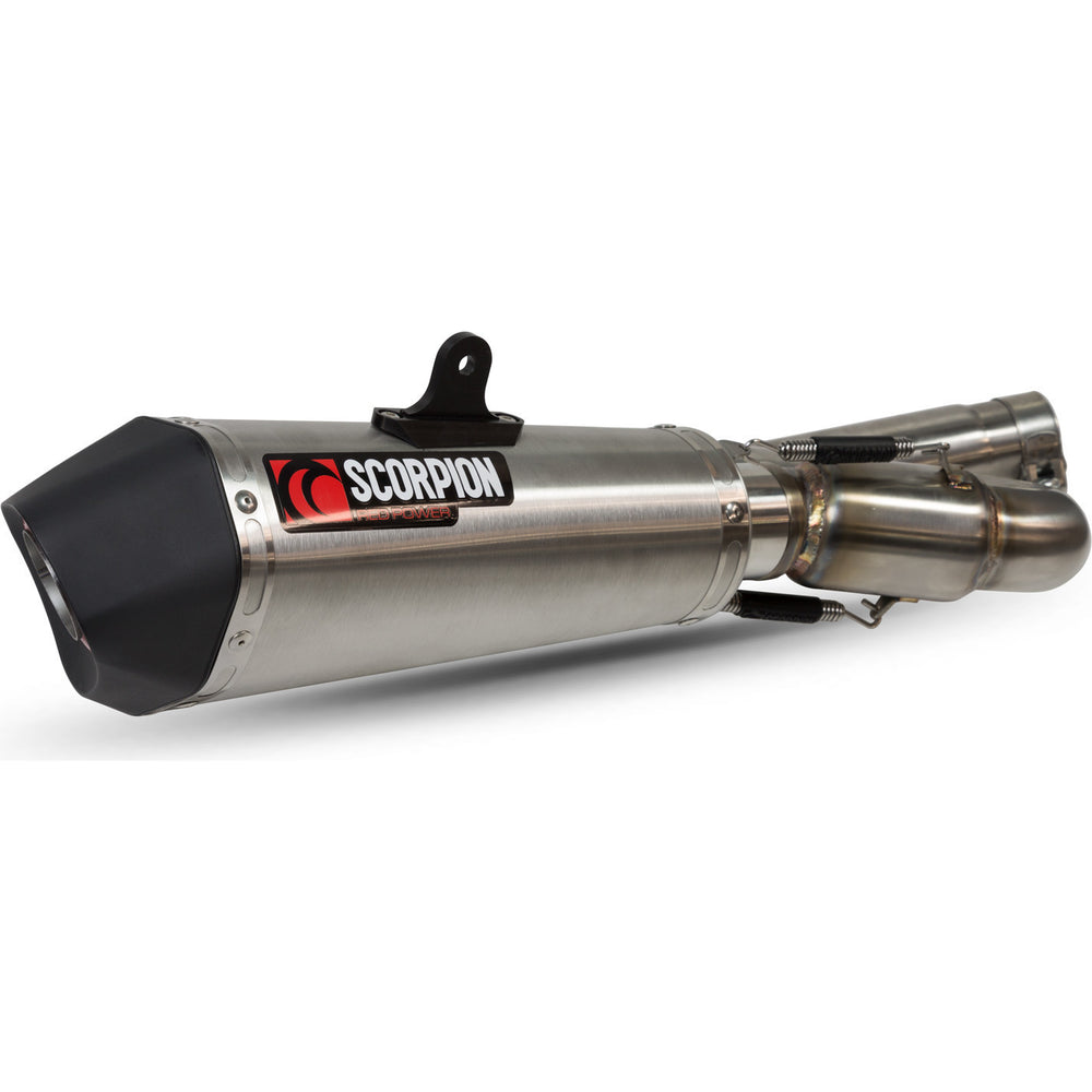 Scorpion Serket Taper Stainless Steel Exhaust For Triumph Street Triple 765 S-R-RS 2017-2019