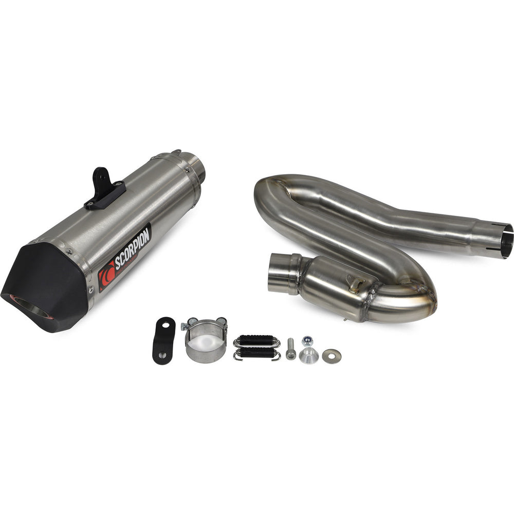 Scorpion Serket Taper Stainless Steel Exhaust For Triumph Street Triple 765 S-R-RS 2017-2019