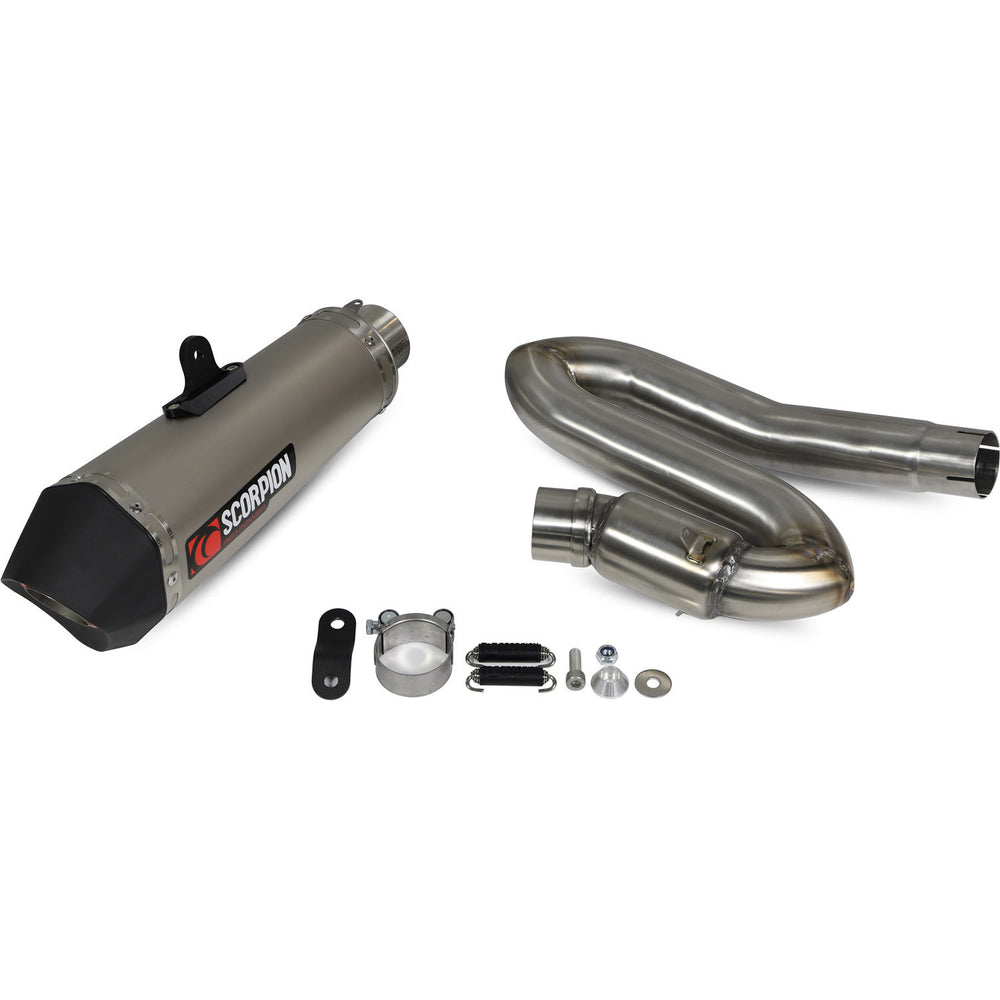 Scorpion Serket Taper Titanium Exhaust For Triumph Street Triple 765 S-R-RS 2017-2019