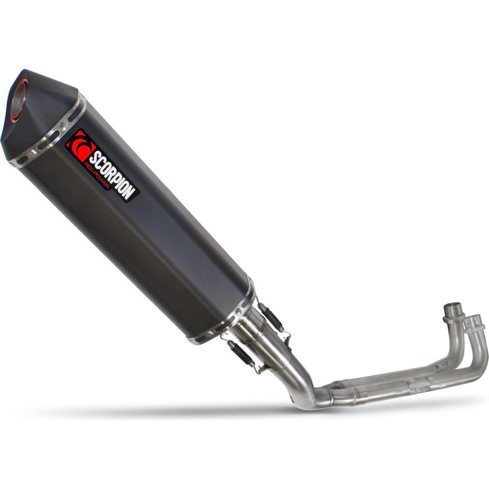 Scorpion Serket Parallel Black Ceramic Exhaust For Yamaha TMAX 530 2012-2016