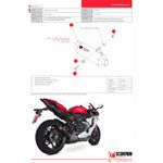 Scorpion RP-1 GP Carbon Fibre Exhaust For Yamaha YZF 1000 R1/R1M 2015-2019