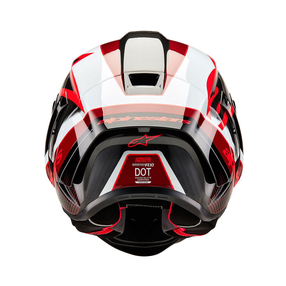 Alpinestars Supertech R10 Team Ece06/Fim Black Carb R/W Gloss