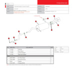 Scorpion Car Exhaust Rear Silencer (Standard Rear Valance) - Ford Fiesta Ecoboost 1.0T 100-125-140 PS 2013 - 2017