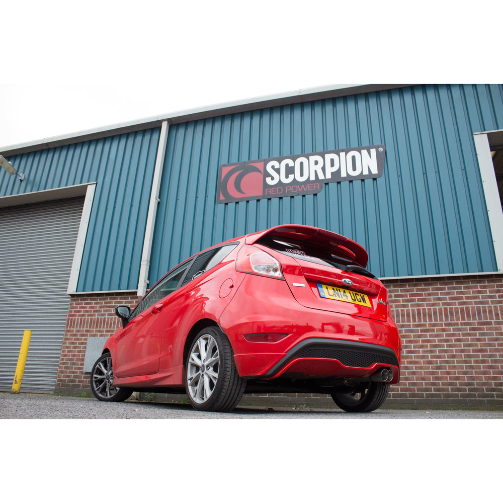 Scorpion Car Exhaust Cat-Back System (Resonated) Daytona (ST Rear Valance) - Ford Fiesta Ecoboost 1.0T 100-125-140 PS 2013 - 2017