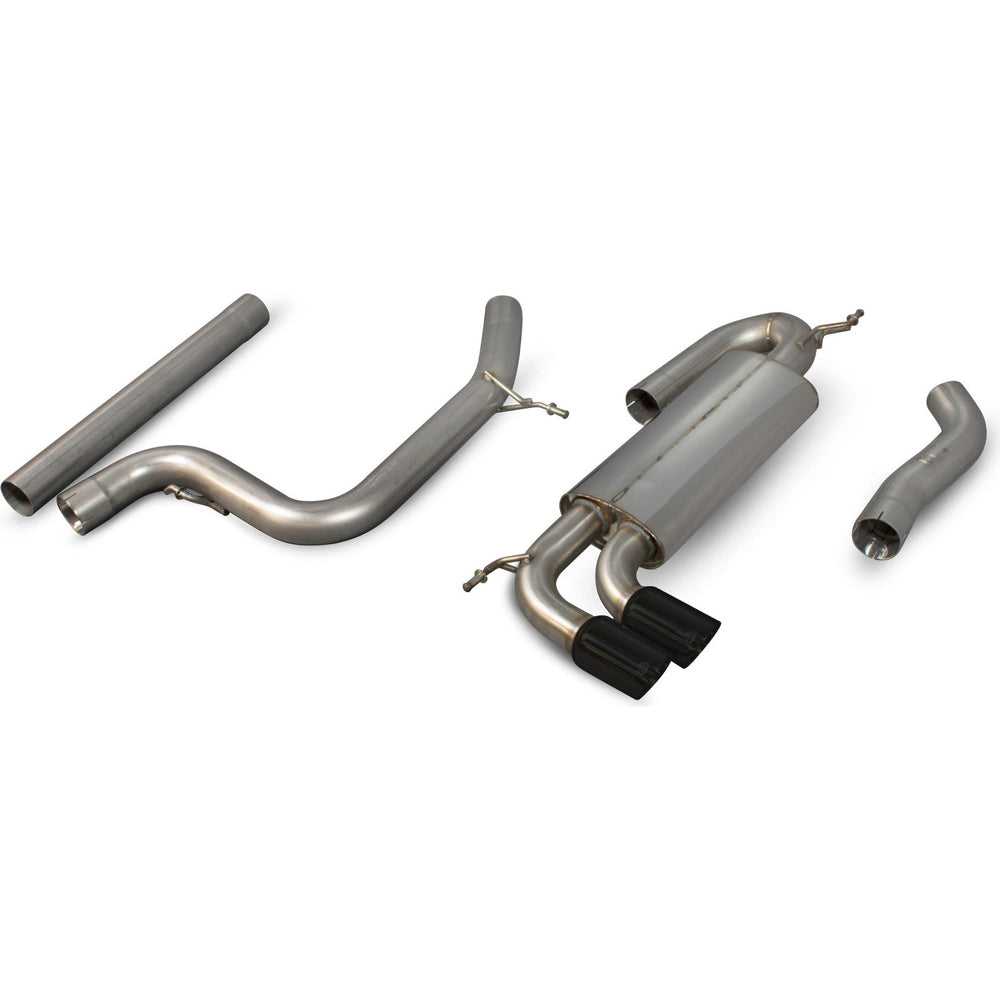 Scorpion Car Exhaust Cat-Back System (Non-Resonated) Daytona Black - Volkswagen Golf GT MK6 2.0 TDI 2009 - 2013