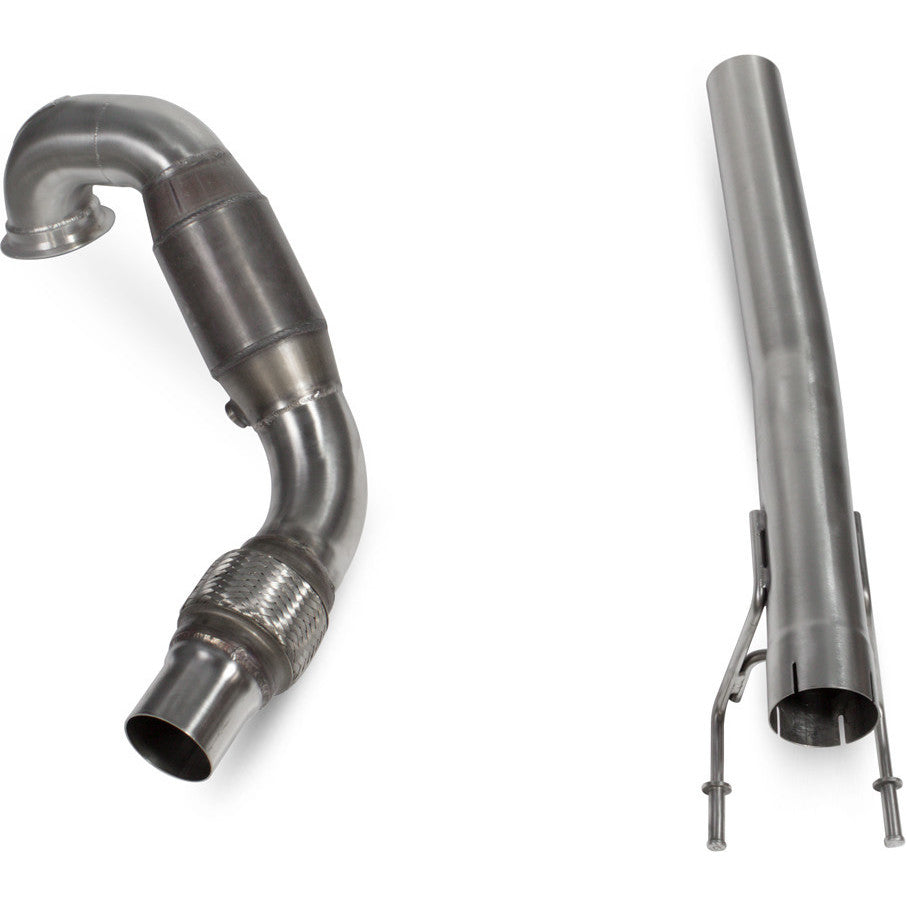 Scorpion Car Exhaust Downpipe with High Flow Sports Catalyst - Volkswagen Polo GTI 1.8T 6C 2015 - 2017
