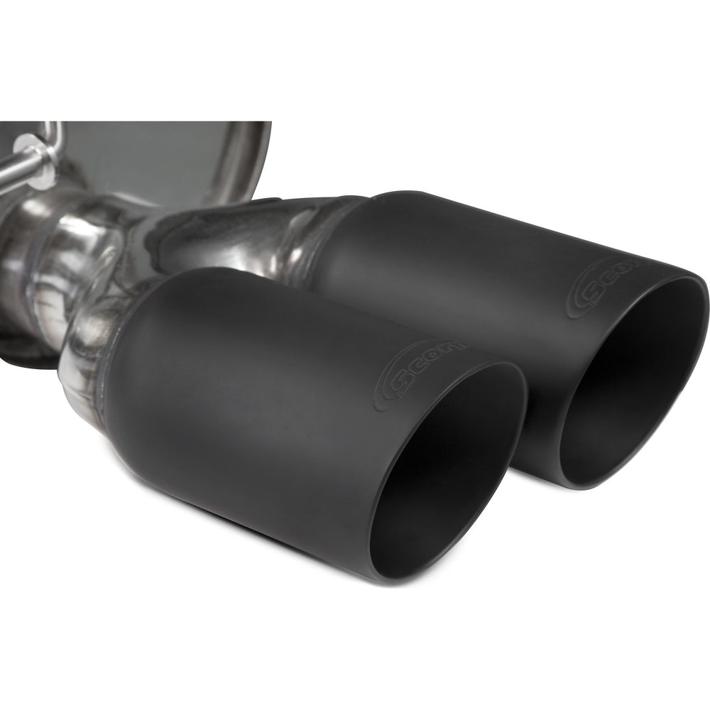 Scorpion Car Exhaust Cat-Back System (Non-Resonated) Daytona Black - Volkswagen Polo GTI 1.8T 6C 2015 - 2017