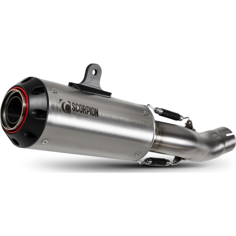 Scorpion Red Power Stainless Steel Exhaust For Honda CBR500R 2019-2025