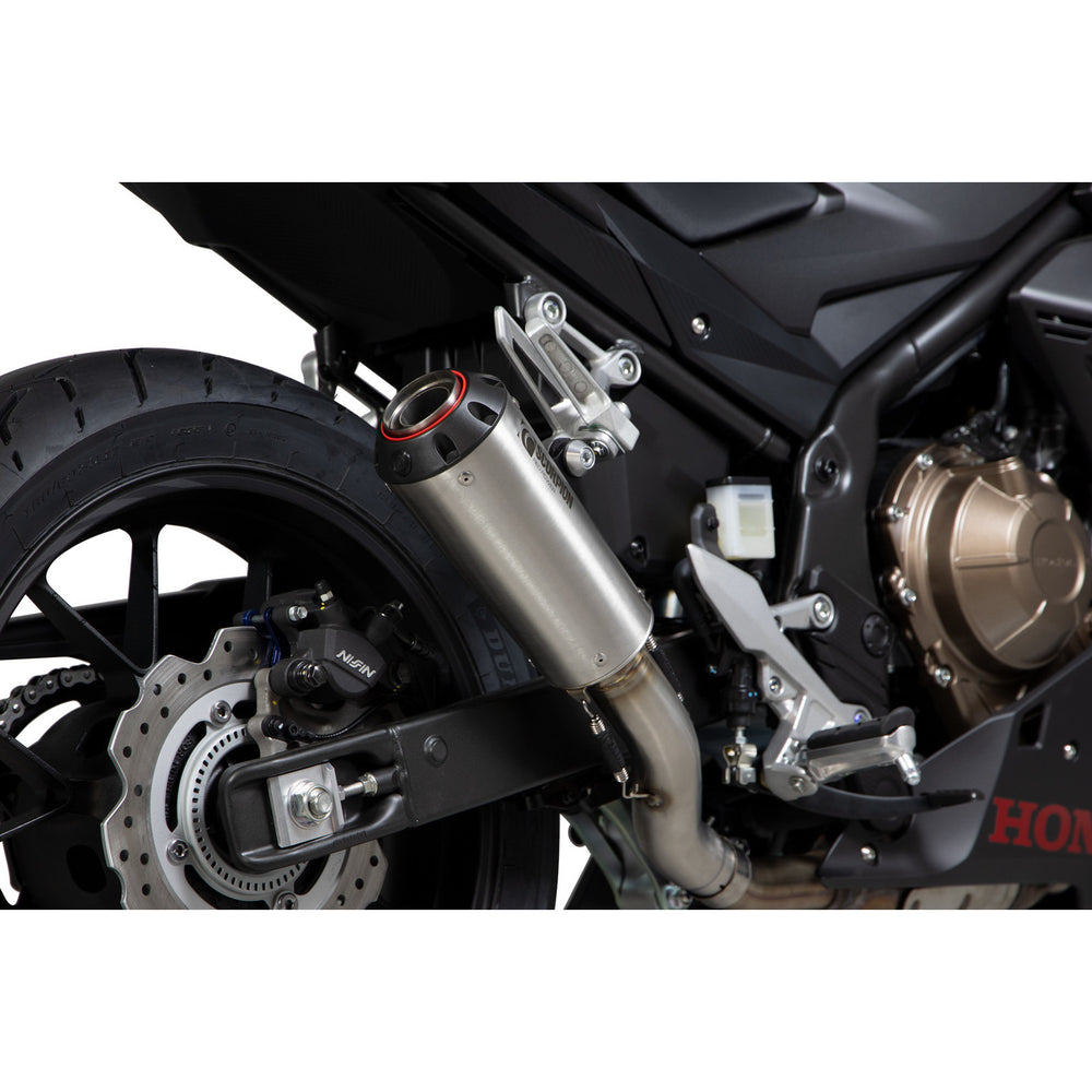 Scorpion Red Power Stainless Steel Exhaust For Honda CBR500R 2019-2025