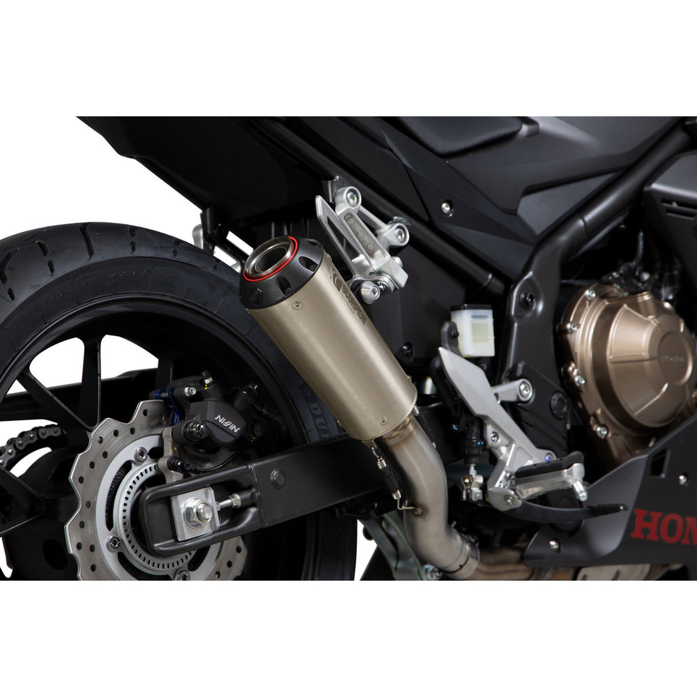 Scorpion Red Power Titanium Exhaust - Honda CBR500R 2019 - 2021