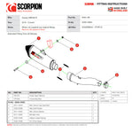 Scorpion Serket Taper Stainless Steel Exhaust For Honda CBR500R 2019-2025