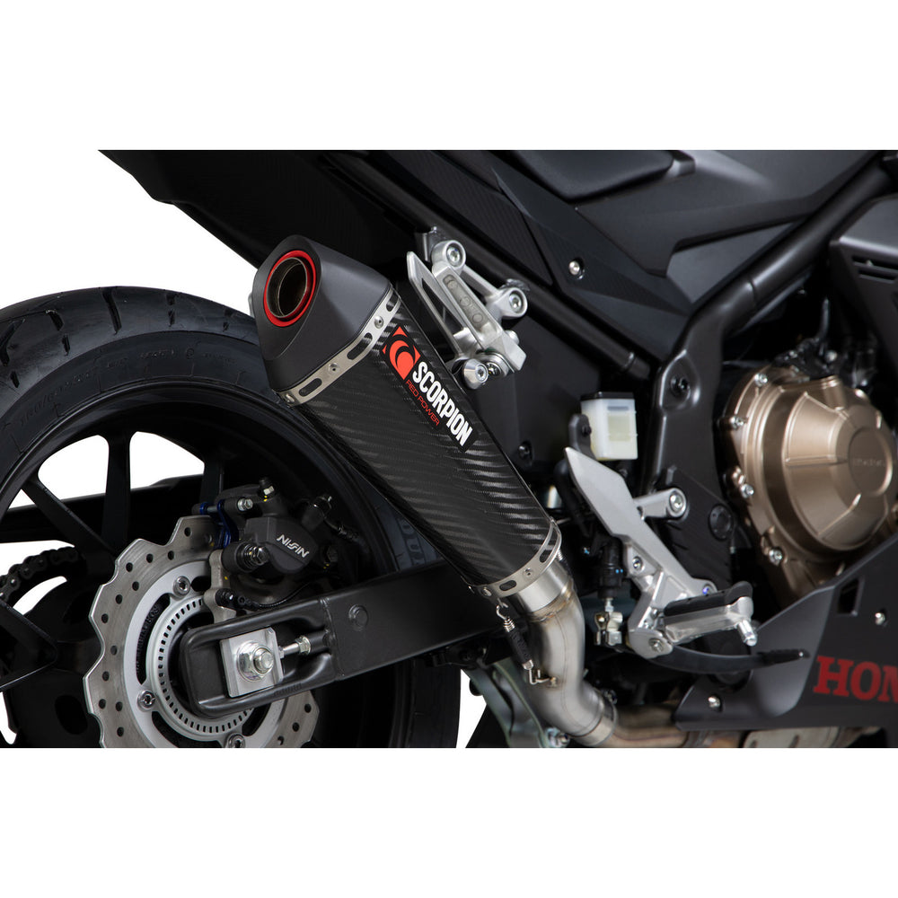 Scorpion Serket Taper Carbon Exhaust For Honda CBR500R 2019-2025