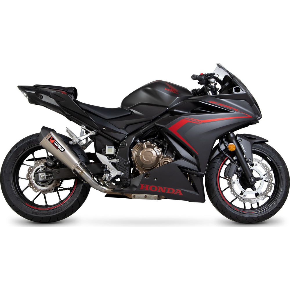 Scorpion Serket Taper Titanium Exhaust For Honda CBR500R 2019-2025