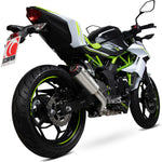 Scorpion Red Power Stainless Steel Exhaust For Kawasaki Z125 2018-2025