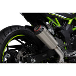 Scorpion Red Power Titanium Exhaust For Kawasaki Z125 2018-2025