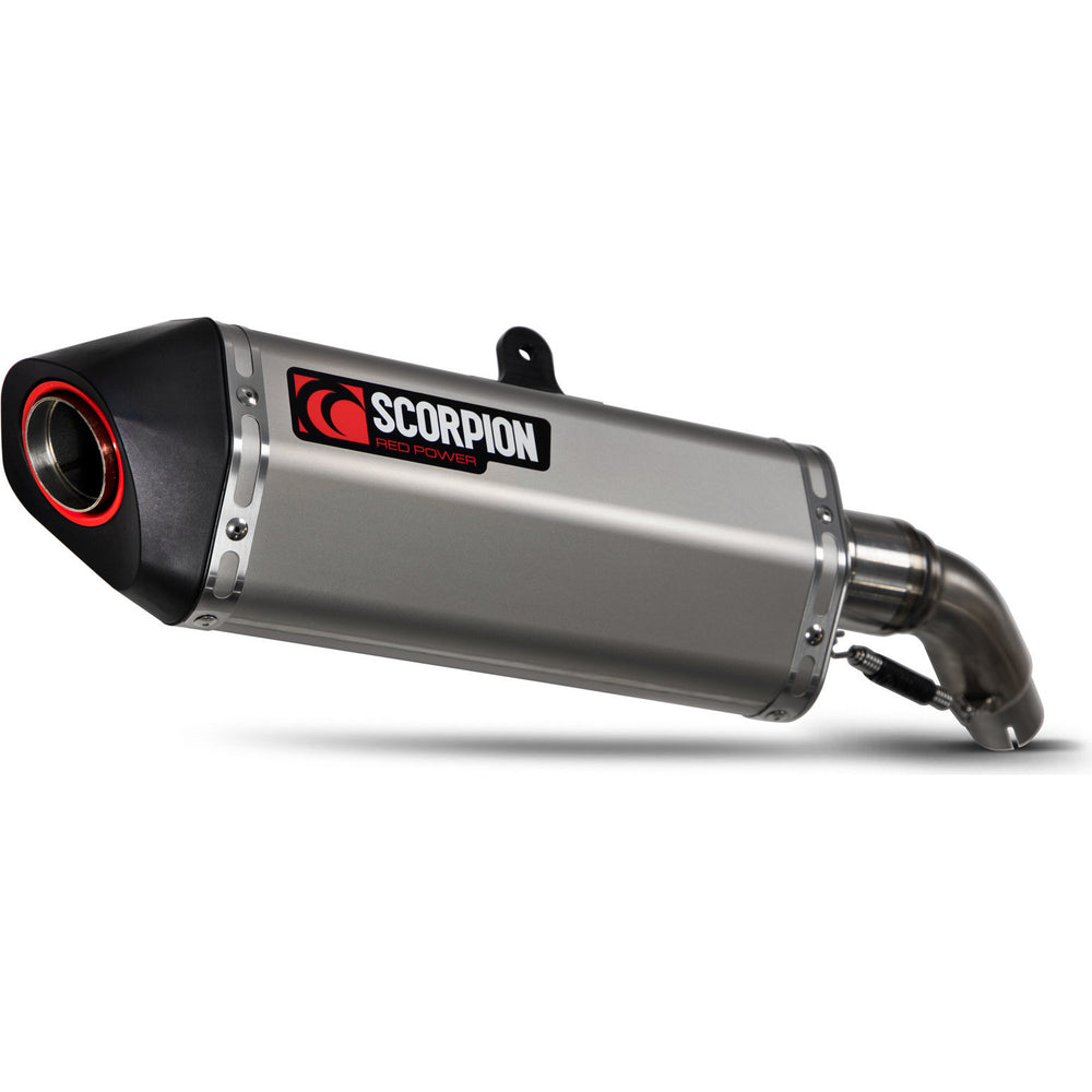 Scorpion Serket Parallel Titanium Exhaust For Kawasaki Z125 2018-2021