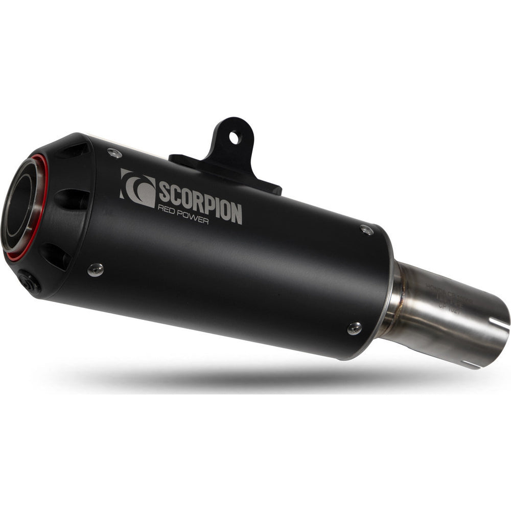 Scorpion Red Power Black Ceramic Exhaust For Honda CB1000R 2018-2020