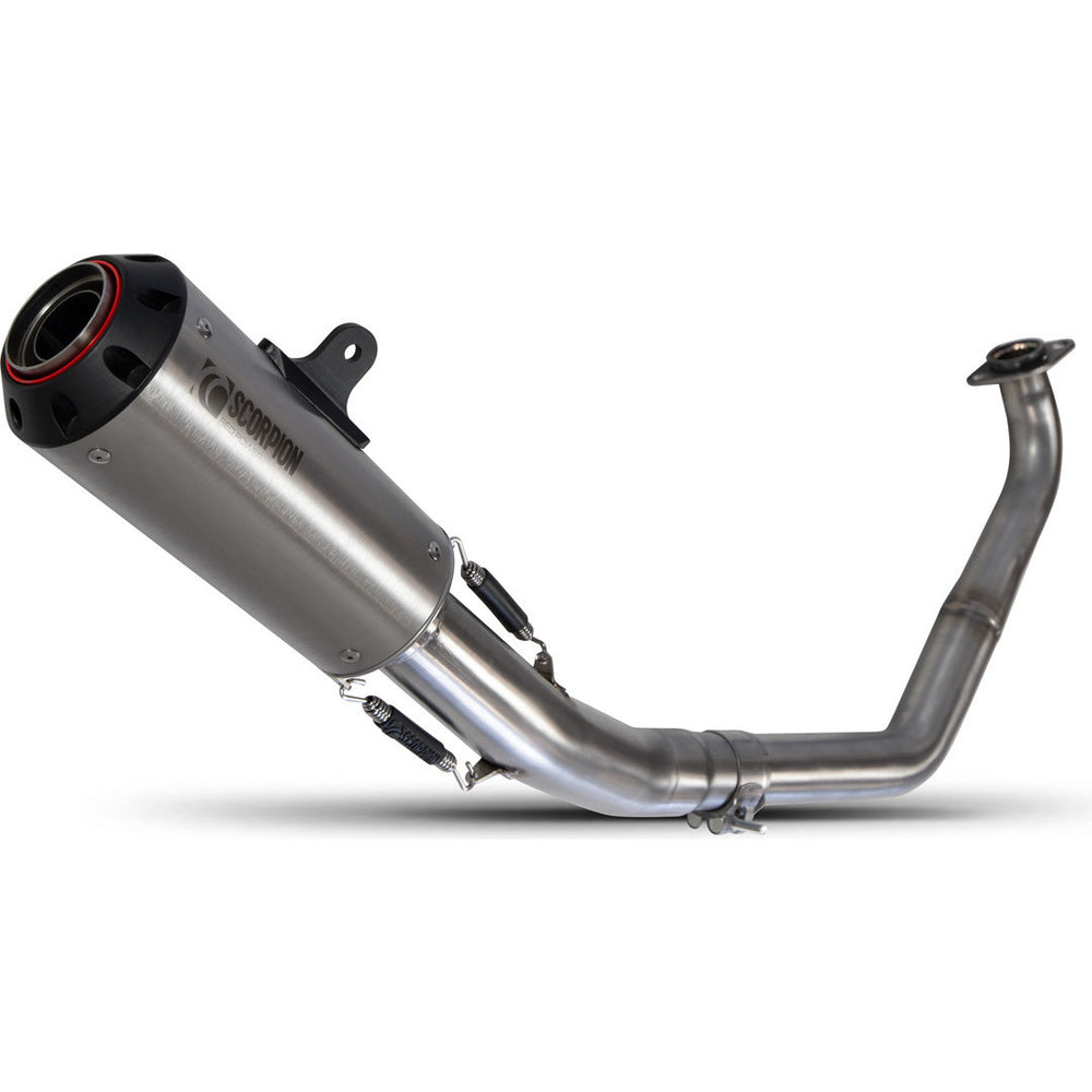 Scorpion Red Power Stainless Steel Exhaust For Yamaha YZF R125-R15 2019-2020